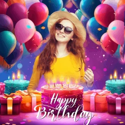 Biểu tượng Happy Birthday Photo Frame